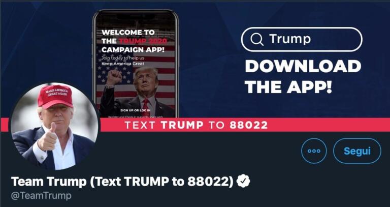 Twitter blocca il profilo della campagna di Trump che aveva scritto che i bambini sono virtualmente immuni al coronavirus Twitter blocca il profilo della campagna di Trump che aveva scritto che i bambini sono virtualmente immuni al coronavirus