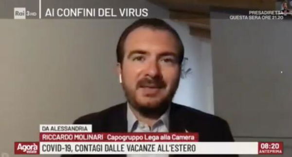 Molinari (Lega) sostiene che si debba valutare l’ipotesi del vaccino obbligatorio
