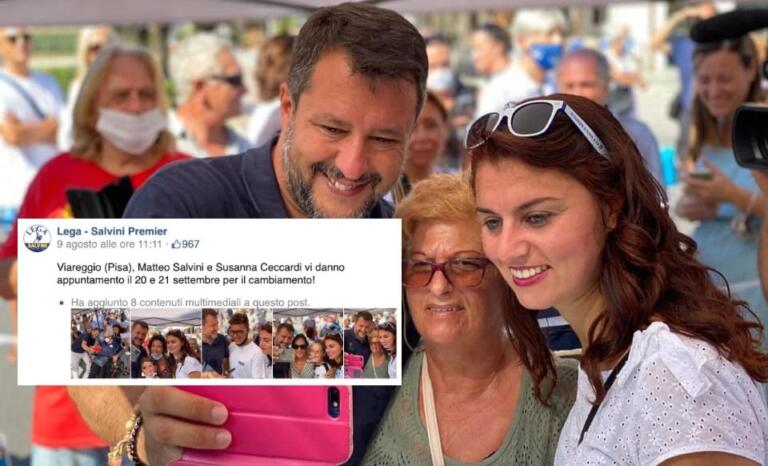 Secondo la Lega, Viareggio è in provincia di Pisa Secondo la Lega, Viareggio è in provincia di Pisa