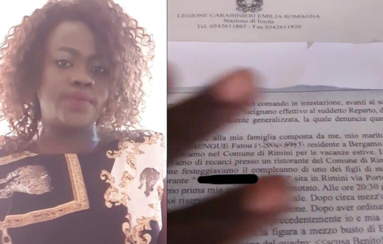 Il racconto di Fatou e Adjisam: «Un cameriere si è scusato con il ritratto di Mussolini dopo averci servito» | VIDEO