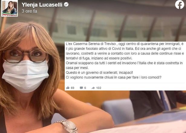 Lucaselli (FdI): governo vuole «far passare i giovani italiani come untori del Covid» con una «campagna di colpevolizzazione»