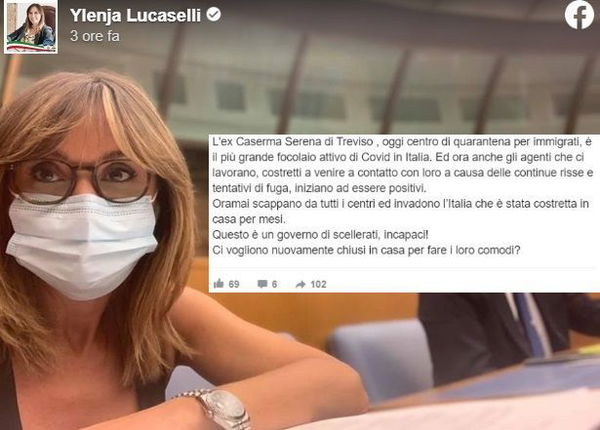 Lucaselli (FdI): governo vuole «far passare i giovani italiani come untori del Covid» con una «campagna di colpevolizzazione»