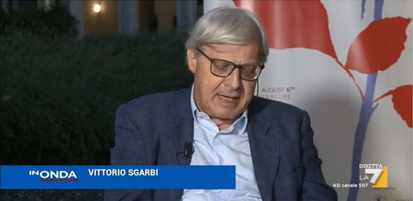 Sgarbi show a In Onda: “Bonus Covid ai parlamentari? Colpa del governo”