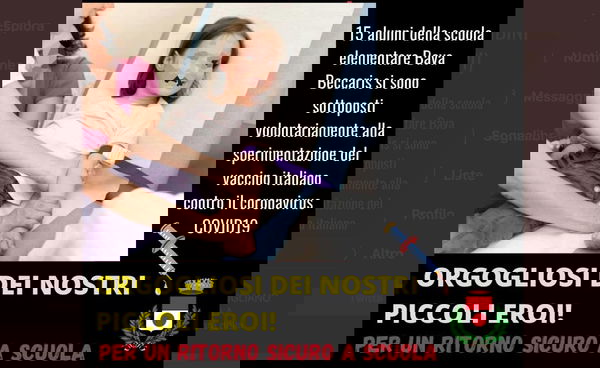 L’indignazione per i «bambini di Bugliano» volontari del vaccino Covid