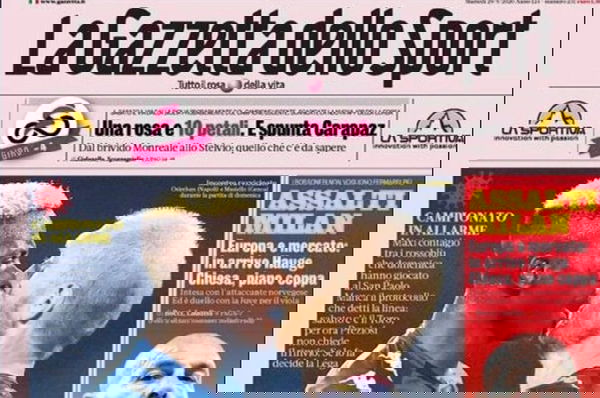 Masiello non sarebbe positivo al coronavirus