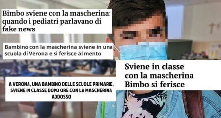 La storia del bambino svenuto in classe a Verona (ma la mascherina non c’entra nulla) article-post