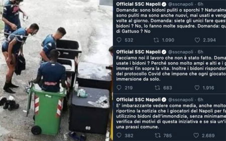 La foto dei calciatori del Napoli nei bidoni per la crioterapia, ma è una pratica comune article-post