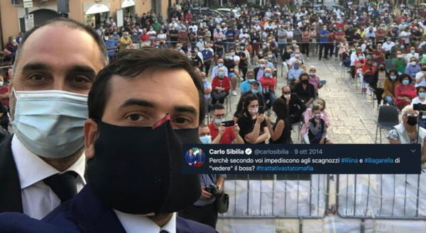 Carlo Sibilia rinviato a giudizio per vilipendio al Presidente della Repubblica