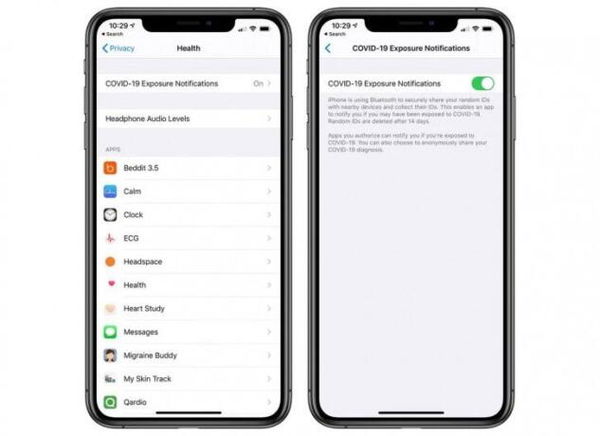 Grazie al nuovo aggiornamento iOS di Apple è possibile tracciare il Covid-19 senza app