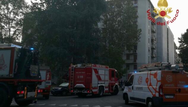 Esplosione in un appartamento
