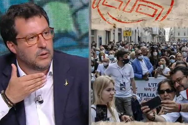 No, non è come dice Salvini: la Lega non è il primo partito con il Pd staccato