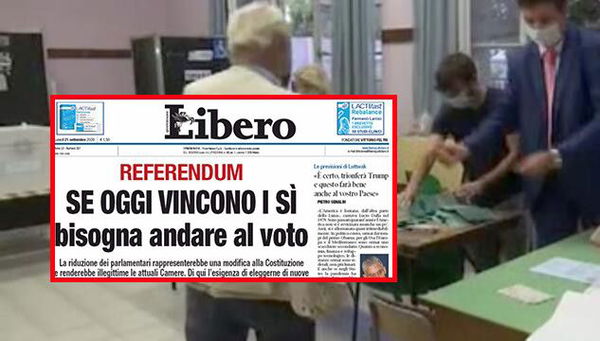 Per Libero, il referendum non è ancora stato approvato e già bisogna andare al voto