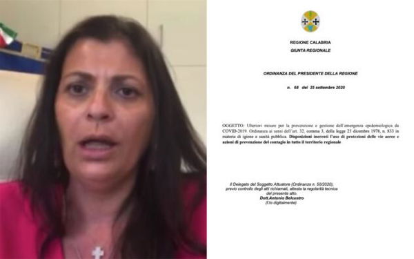 Tornano le mascherine obbligatorie anche in Calabria