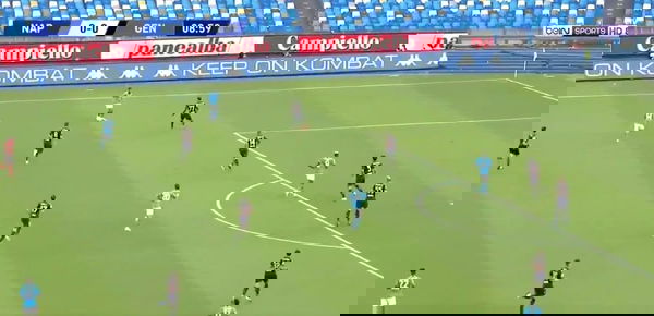 Il Napoli non ha calciatori positivi