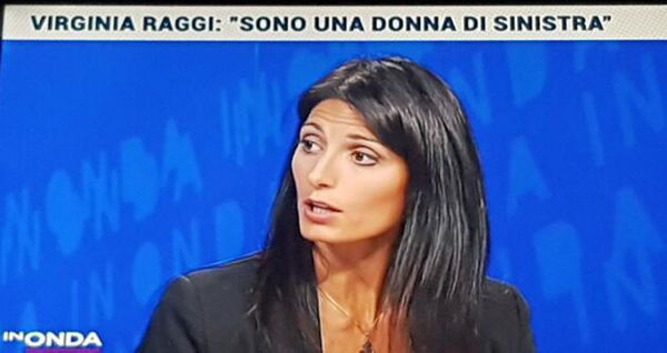 Virginia Raggi: «Sono una donna di sinistra»