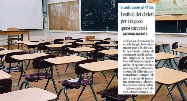 Libero quotidiano e le scuole paragonate al carcere (e al 41-bis) article-post