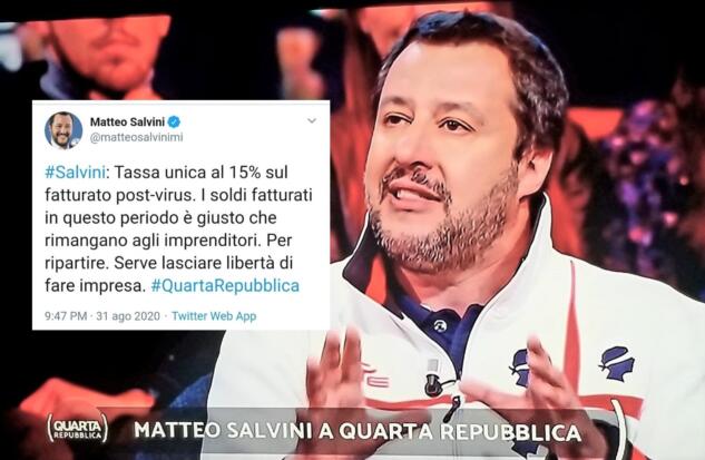 Attenzione: Salvini vuole ‘aiutare’ gli imprenditori tassando il loro fatturato (e non l’utile) article-post