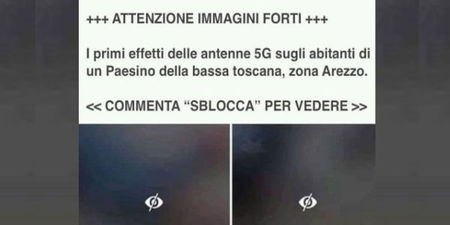 Commenta “sblocca” per vedere gli effetti del 5G in un paesino della bassa Toscana article-post