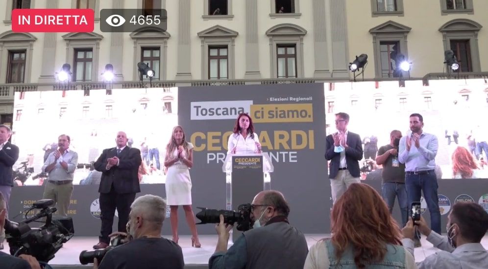 Susanna Ceccardi: «Nutro simpatia per Giani, ma Pd e Renzi se andrà male se la prenderanno solo con lui» article-post