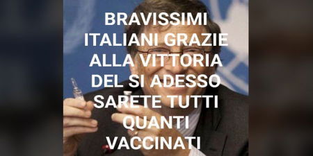 Quelli convinti che la vittoria del Sì comporterà la vaccinazione forzata article-post