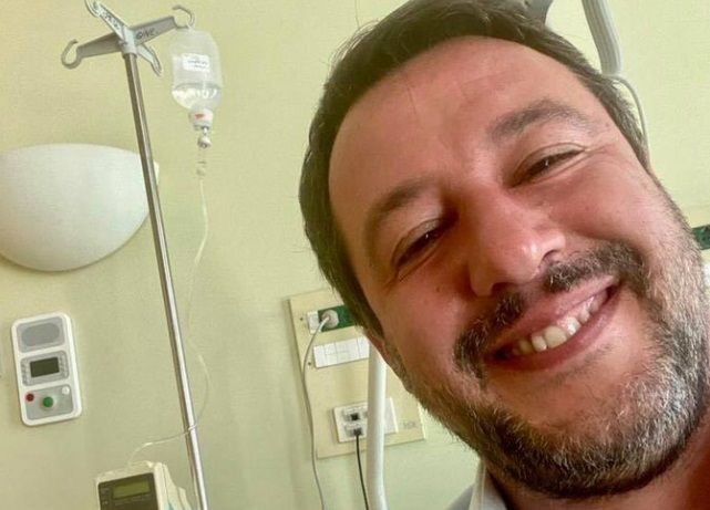 Salvini e il «cortisone, per guarire collo e spalla» Salvini e il «cortisone, per guarire collo e spalla»