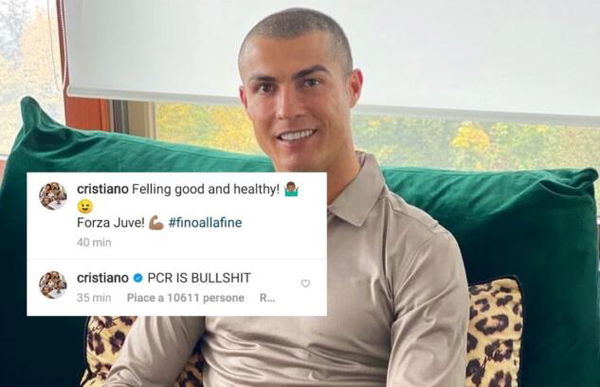 Cristiano Ronaldo dice che il «tampone è una st*onzata»