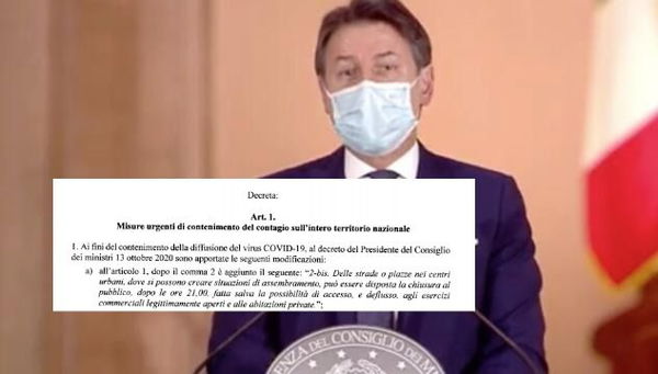 Nel testo del Dpcm sparisce il riferimento ai sindaci