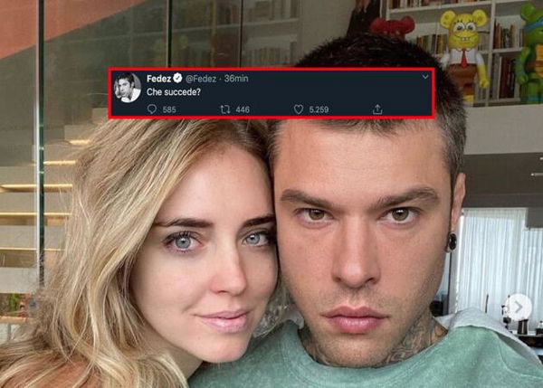 Fedez cita Morgan per commentare la notizia del nuovo bambino: «Che succede?»
