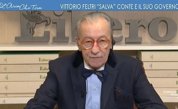 Feltri e il virus come giusta punizione per chi non vuole spendere soldi per il tampone