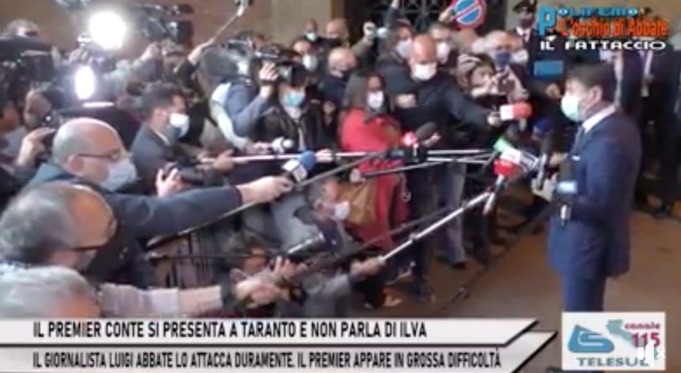 Luigi Abbate, il giornalista che si è scontrato con Conte a Taranto article-post