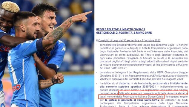 Rinvio Juventus-Napoli