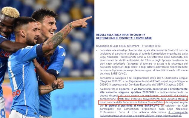 Cosa dice la circolare del 2 ottobre della Lega di A sul rinvio delle partite per Covid article-post