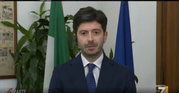 Covid, l’allarme di Speranza a DiMartedì: “Situazione molto seria”