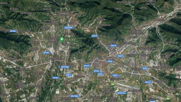 Terremoto a Bergamo