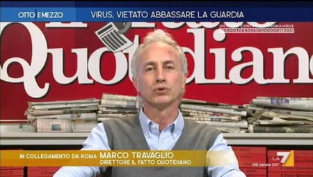 Travaglio dice che se le ambulanze non fossero occupate, «verrebbe da chiamarle per portar via Salvini e Renzi» article-post