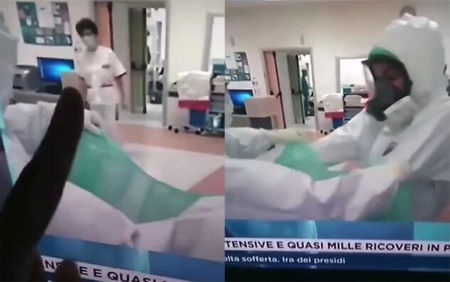 Il video della complottista che non sa delle ‘zone filtro’ negli ospedali article-post