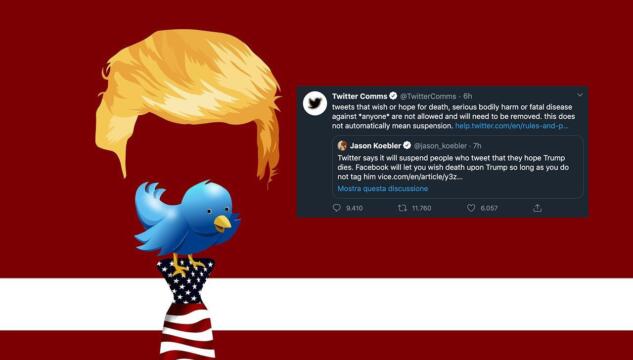 auguri morte a trump