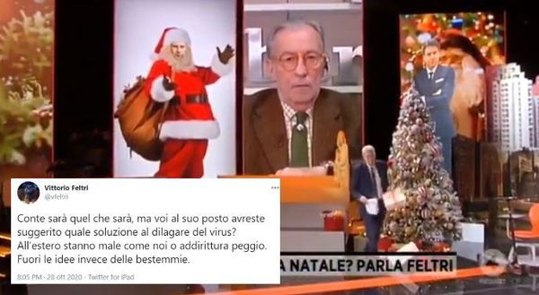 Vittorio Feltri cambia idea e difende Conte: «Voi al posto suo avreste suggerito quale soluzione?»