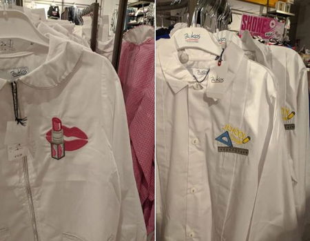 Roma, polemica per i grembiuli sessisti: alle femmine labbra e rossetti, ai maschi squadre e righello article-post