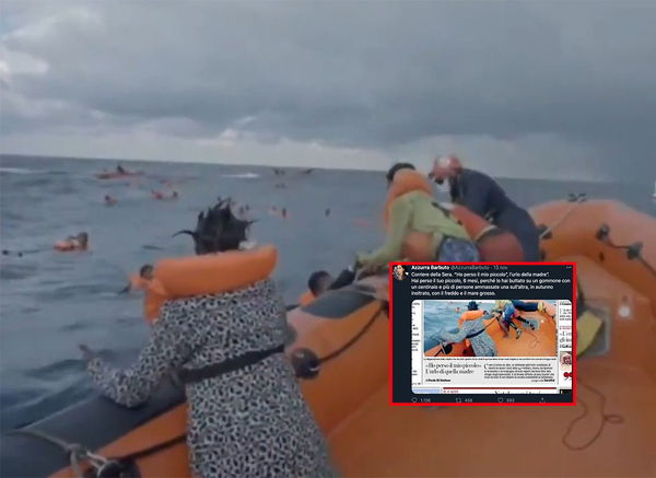 La giornalista di Libero che dice che Joseph è morto in mare perché la mamma lo ha caricato sul gommone