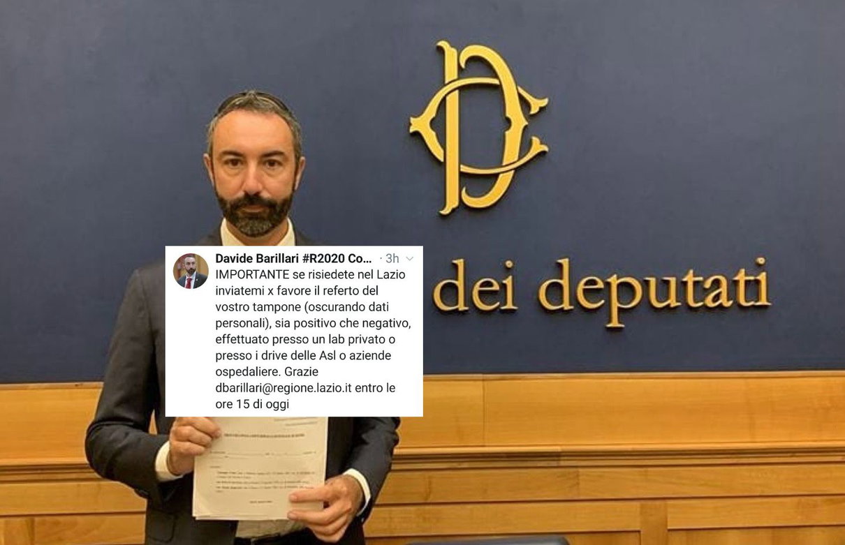 E voi avete già mandato il vostro tampone a Barillari? article-post