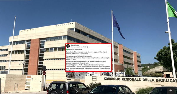 L’assessore lucano che 5 giorni fa esultava per la Basilicata «zona verde, nonostante il terrorismo della stampa»