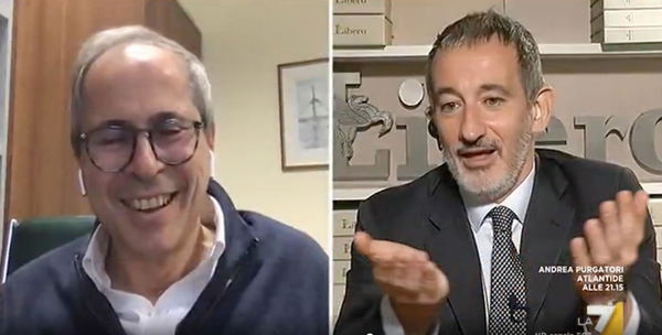 Crisanti ride in faccia a Senaldi che parla dei test fai-da-te