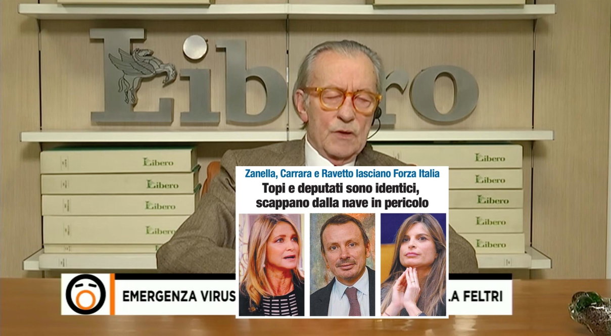 Feltri e chi ‘lascia’ Silvio che diventa «topo» e «cacasotto» article-post