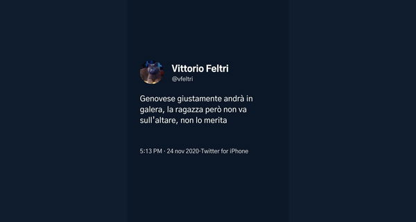 Per favore, togliete (almeno) Twitter a Vittorio Feltri