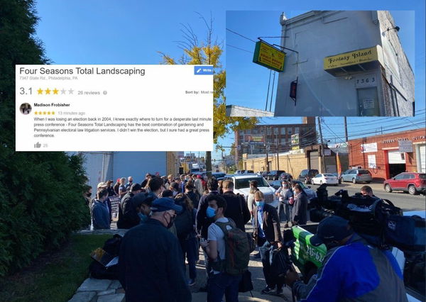 La storia del Four Season sbagliato in cui Rudy Giuliani ha raccontato al mondo la caduta di Trump