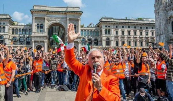 Negazionisti sì, neofascisti no: i gilet arancioni mollano Forza Nuova