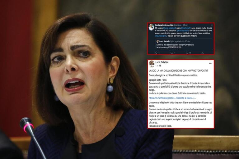 C’è chi sceglie di rinunciare allo spazio su HuffPost dopo il caso Boldrini Feltri C’è chi sceglie di rinunciare allo spazio su HuffPost dopo il caso Boldrini Feltri