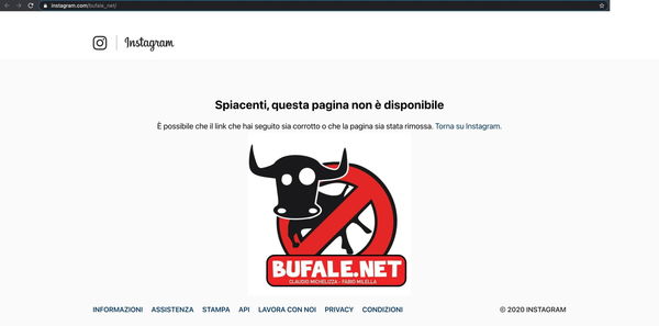 L’assurdità di Instagram che banna la pagina di bufale.net