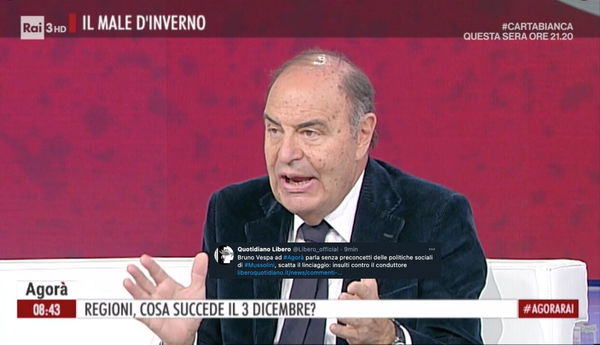 Libero rovescia le dichiarazioni di Vespa su Mussolini